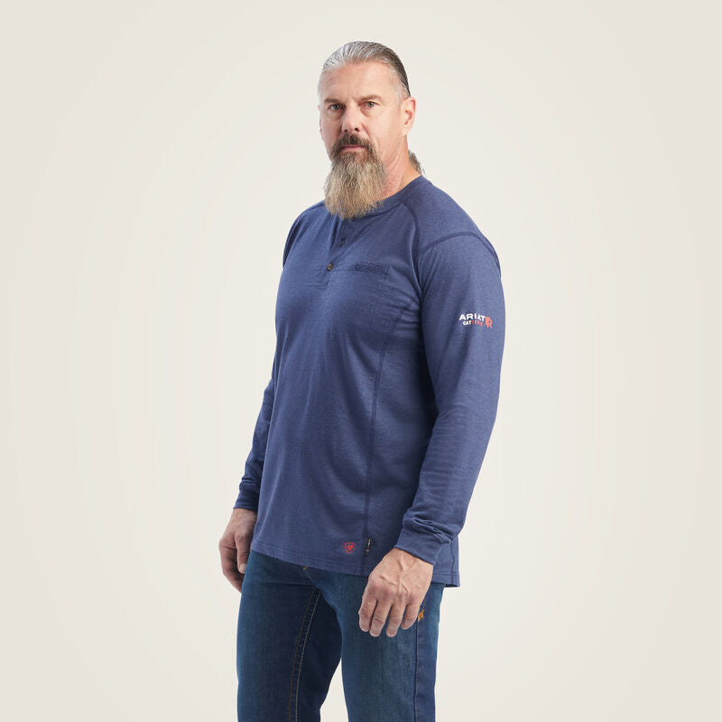 ARIAT - FR Air Service T-Shirt, Navy Heather