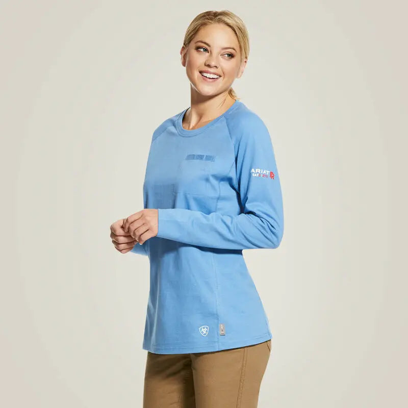 ARIAT WOMENS FR AIR CREW T-SHIRT Becker Safety and Supply