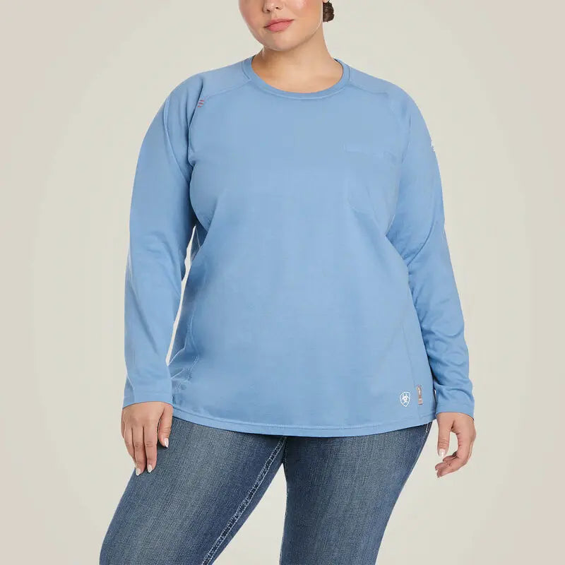 ARIAT WOMENS FR AIR CREW T-SHIRT Becker Safety and Supply