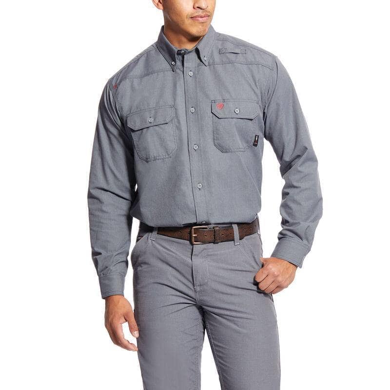 ARIAT - FR Featherlight Work Shirt Gunmetal