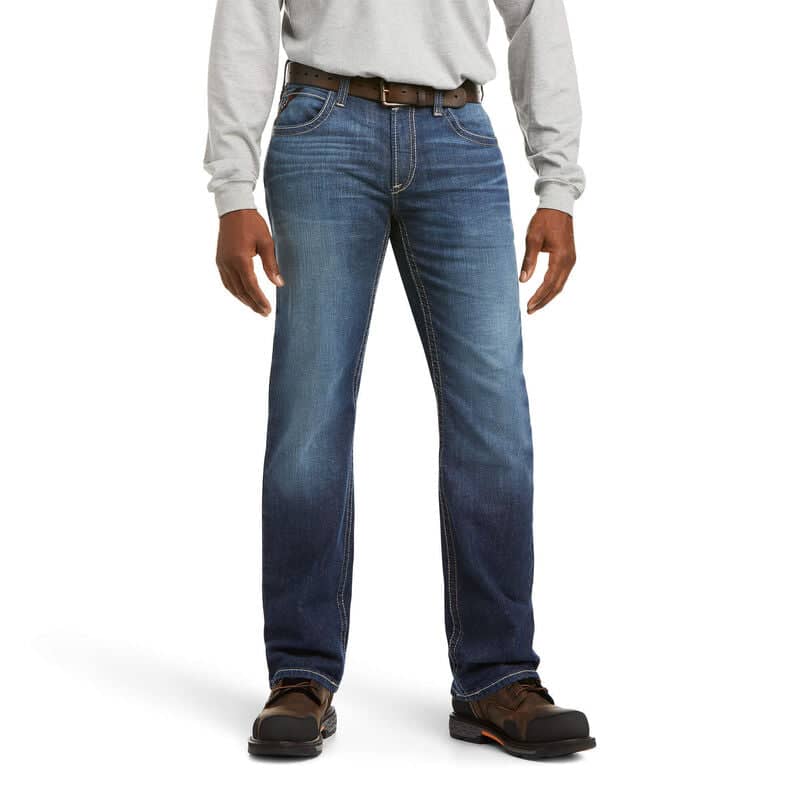 ARIAT - FR M5 Slim DuraStretch Truckee Stackable Straight Leg Jean - RYLEY WASH