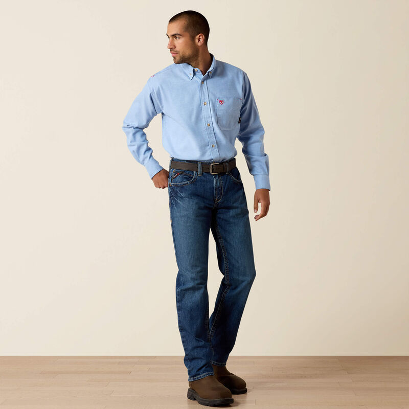 ARIAT - FR M3 Loose Basic Stackable Straight Leg Jean - FLINT