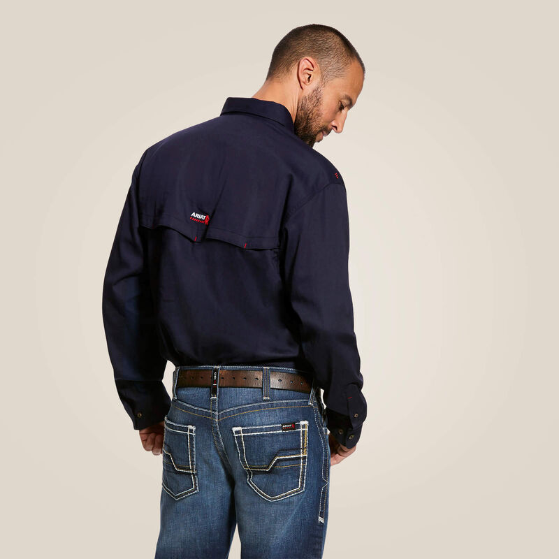 ARIAT - FR Solid Vent Work Shirt - Becker Safety and Supply