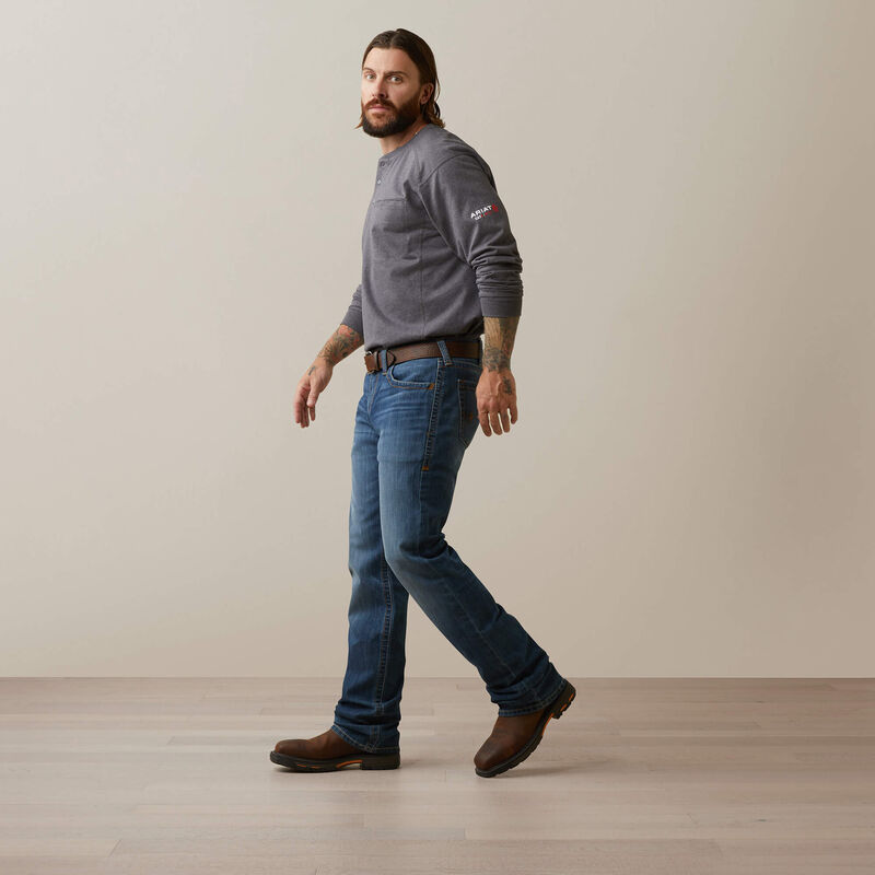 ARIAT - FR Air Refinery Row Graphic Henley Top