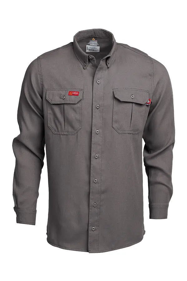 LAPCO - FR Modern Uniform Shirts 5oz. Tecasafe, Gray  Becker Safety and Supply
